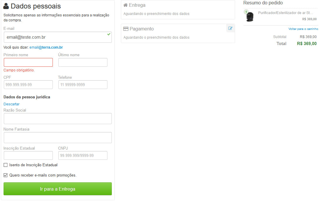 Como Comprar: pessoa jurídica Sterilair Como Comprar: pessoa jurídica Sterilair